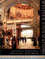 Cover of Western civilizations, their history & their culture by Judith G. Coffin
