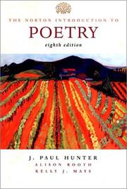 Front cover of The Norton introduction to poetry by J. Paul Hunter