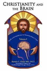 Front cover of Christianity and the Brain: Volume I by Ramsis Ghaly