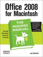 Cover of Office 2008 for Macintosh by Jim Elferdink