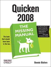 Cover of Quicken 2008 by Bonnie Biafore
