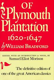 Front cover of Of Plymouth Plantation, 1620-1647 by William Bradford