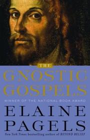Cover of The gnostic Gospels by Elaine Pagels        