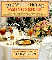 Front cover of The White House family cookbook by Henry Haller