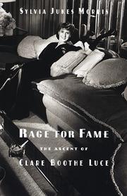 Front cover of Rage for fame by Sylvia Jukes Morris