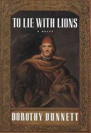 Front cover of To lie with lions by Dorothy Dunnett