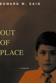 Front cover of Out of Place by Edward W. Said