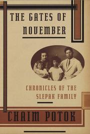 Front cover of The gates of November by Chaim Potok