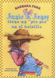 Front cover of Junie B. Jones Has a Peep in Her Pocket by Barbara Park
