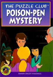 Front cover of Poison Pen Mystery (Puzzle Club) by Dandi Daley Mackall
