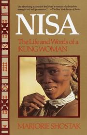 Cover of Nisa, the life and words of a !Kung woman by Marjorie Shostak