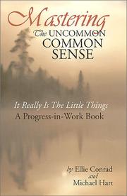 Cover of Mastering the Uncommon Common Sense by Michael Hart