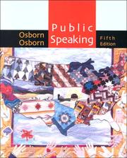 Front cover of Public Speaking, Fifth Edition And Sp Prep Workbook by Michael Osborn
