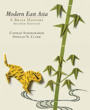 Front cover of Modern East Asia by Conrad Schirokauer