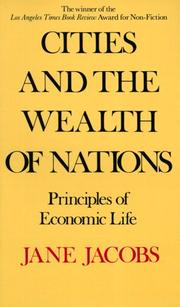 Front cover of Cities and the wealth of nations by Jane Jacobs