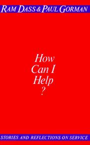 Cover of How can I help? by Ram Dass.