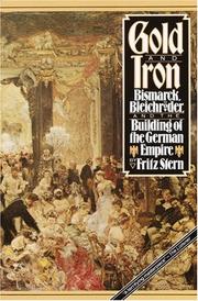 Front cover of Gold and iron by Fritz Richard Stern
