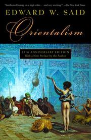 Cover of Orientalism by Edward W. Said