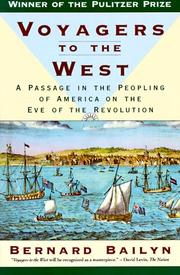 Front cover of Voyagers to the West by Bernard Bailyn