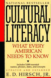 Cover of Cultural Literacy by E. D. Hirsch
