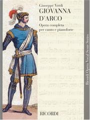 Front cover of Giovanna d'Arco by Giuseppe Verdi
