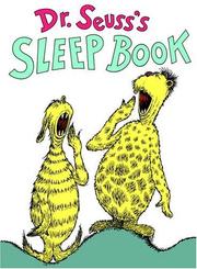 Front cover of Dr. Seuss's Sleep Book (Classic Seuss) by Dr. Seuss