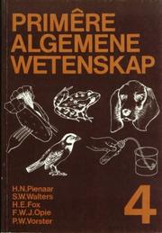 Cover of Primere Algemenen Wetenskap: Standerd 4 (Science: Primary General Science / Primere Algemene Wetenskap) by H.N. Pienaar