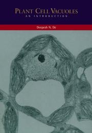 Cover of Plant Cell Vacuoles by Deepesh N. de