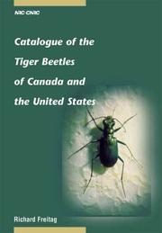 Front cover of Catalogue of the Tiger Beetles of Canada and the United States by Richard Freitag
