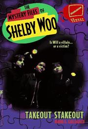 Front cover of TAKEOUT STAKEOUT THE MYSTERY FILES OF SHELBY WOO 2 (Mystery Files of Shelby Woo) by Joss Whedon