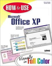 Cover of How to use Microsoft Office XP by Sherry Kinkoph