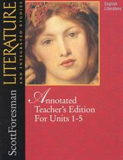 Front cover of ScottForesman literature and integrated studies by Alan C. Purves