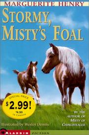Front cover of Stormy, Misty's Foal (Misty #3) by Marguerite Henry