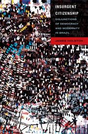 Front cover of Insurgent citizenship by James Holston