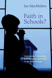 Cover of Faith in Schools? by Ian MacMullen