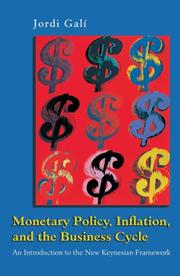 Front cover of New perspectives on monetary policy, inflation and the business cycle by Jordi Galí