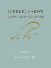 Front cover of Kierkegaard's journals and notebooks by Søren Kierkegaard