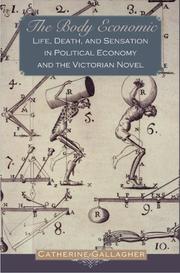 Cover of The body economic by Catherine Gallagher