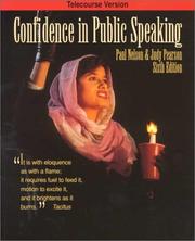 Cover of Confidence in Public Speaking by Paul E. Nelson