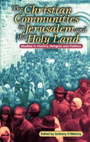 Cover of The Christian Communities in Jerusalem (Studies in History, Religion and Politics) by Anthony O'Mahony
