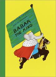 Cover of Le roi Babar by Jean de Brunhoff