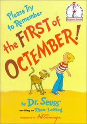 Front cover of Please try to remember the first of Octember! by Dr. Seuss