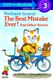 Front cover of The best mistake ever! and other stories by Richard Scarry