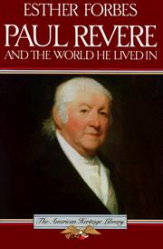 Cover of Paul Revere by Esther Forbes