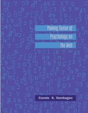 Front cover of Making Sense of Psychology on the Web by Connie K. Varnhagen