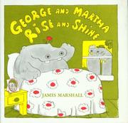 Front cover of George and Martha rise and shine by James Marshall