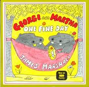 Front cover of George and Martha, one fine day by James Marshall