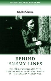 Cover of Behind Enemy Lines by Juliette Pattinson