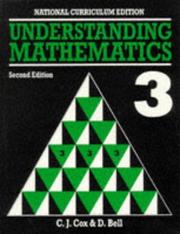 Front cover of Understanding mathematics 3 by Christopher J. Cox