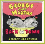 Front cover of George and Martha back in town by James Marshall